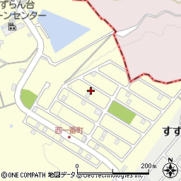 三重県名張市すずらん台西１番町81周辺の地図