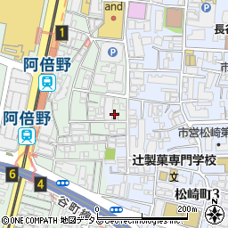 昭和土地建物阿倍野筋ハイツ周辺の地図