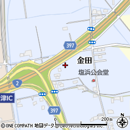 岡山県岡山市東区金田468-1周辺の地図