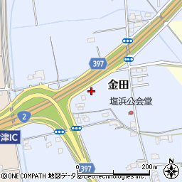 岡山県岡山市東区金田468-1周辺の地図