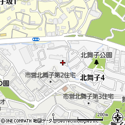 北舞子小公園周辺の地図