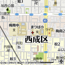 大阪市立まつば小学校周辺の地図