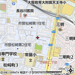 カーサ松崎町周辺の地図