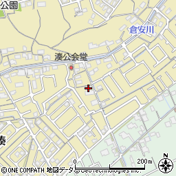 岡山県岡山市中区湊169周辺の地図