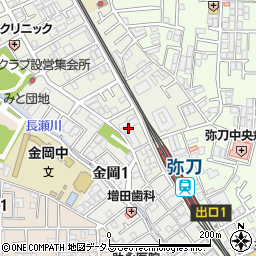 大阪府東大阪市源氏ケ丘24周辺の地図