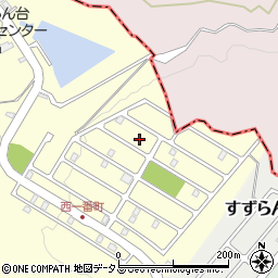 三重県名張市すずらん台西１番町47周辺の地図