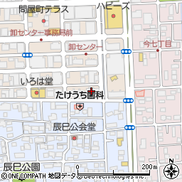 リビンコート問屋町タワー管理室周辺の地図