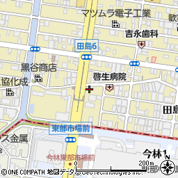 吉田石油株式会社　今林サービスステーション周辺の地図
