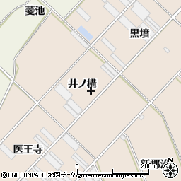 愛知県田原市福江町井ノ構周辺の地図