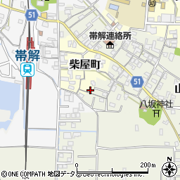 奈良県奈良市帯解本町周辺の地図