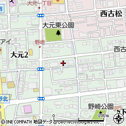 丸井産業岡山営業所周辺の地図
