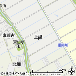 愛知県田原市馬伏町上里周辺の地図
