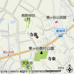愛知県田原市東神戸町周辺の地図