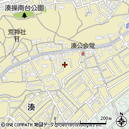 岡山県岡山市中区湊195-8周辺の地図