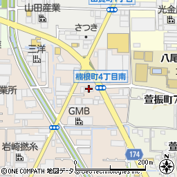 岩崎工場周辺の地図