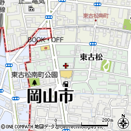 ファミリーマート東古松中央店周辺の地図