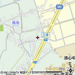 岡山県倉敷市二子1513周辺の地図