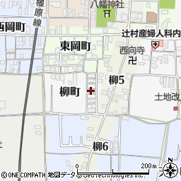 奈良県大和郡山市柳町223周辺の地図