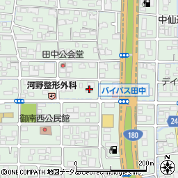 田中北公園周辺の地図