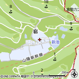 岡山県総社市宿2282周辺の地図