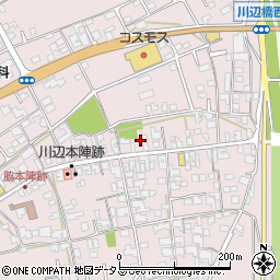 岡山県倉敷市真備町川辺455周辺の地図