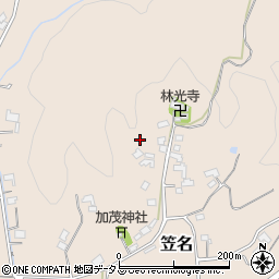 静岡県牧之原市笠名周辺の地図