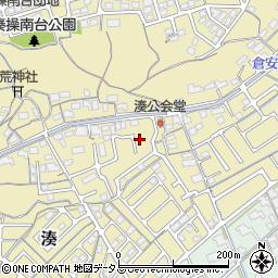 岡山県岡山市中区湊196周辺の地図