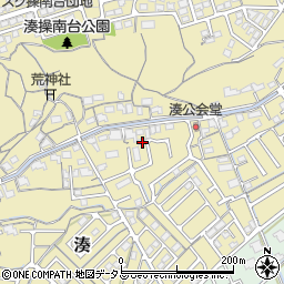 岡山県岡山市中区湊195-4周辺の地図
