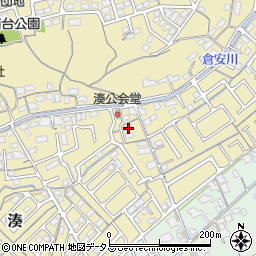 岡山県岡山市中区湊170-3周辺の地図