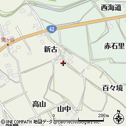 愛知県田原市東神戸町新古17周辺の地図