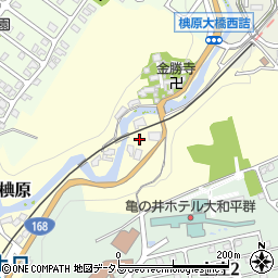 奈良県平群町（生駒郡）椣原周辺の地図