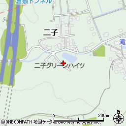 岡山県倉敷市二子1443周辺の地図