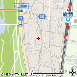 岡山県総社市清音上中島330周辺の地図