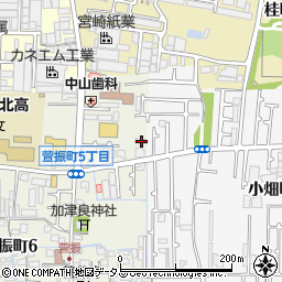 大阪府八尾市萱振町5丁目5-3周辺の地図