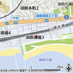 アーバンビュー須磨海岸グラン・クレスト周辺の地図