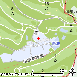 岡山県総社市宿2186-3周辺の地図