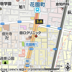 坪田酒店周辺の地図