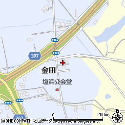 岡山県岡山市東区金田449周辺の地図