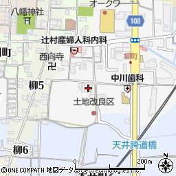 奈良県大和郡山市柳町21周辺の地図