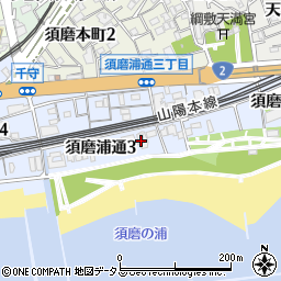 ヴィアノ須磨コルティーレ周辺の地図