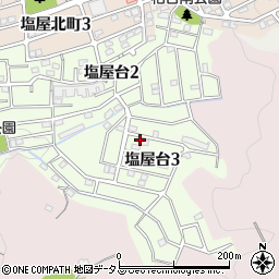 兵庫県神戸市垂水区塩屋台周辺の地図