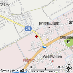 岡山県倉敷市真備町川辺64周辺の地図