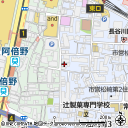 アーバネックス阿倍野松崎町周辺の地図