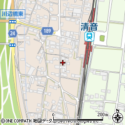岡山県総社市清音上中島208周辺の地図