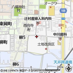 奈良県大和郡山市柳町24周辺の地図