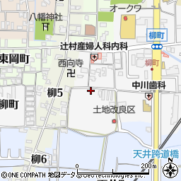 奈良県大和郡山市柳町24周辺の地図