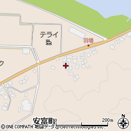 島根県益田市安富町1302周辺の地図