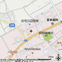 岡山県倉敷市真備町川辺197周辺の地図