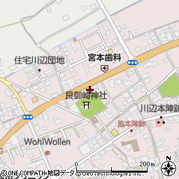 岡山県倉敷市真備町川辺223周辺の地図