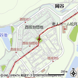 西坂台第4号公園周辺の地図